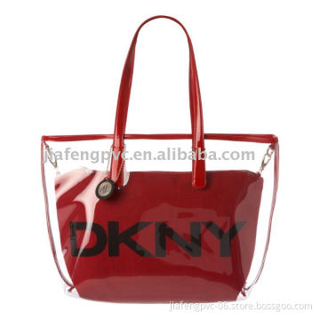 PVC Summer Beach Bag for Towel and Slipper